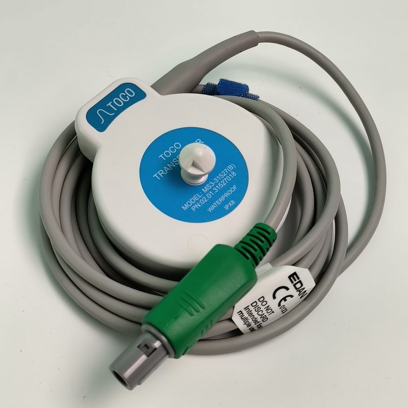 Surveillance du fœtus et contraction utérine TOCO sonde à 6 broches à fente unique modèle bleu MS3-31527