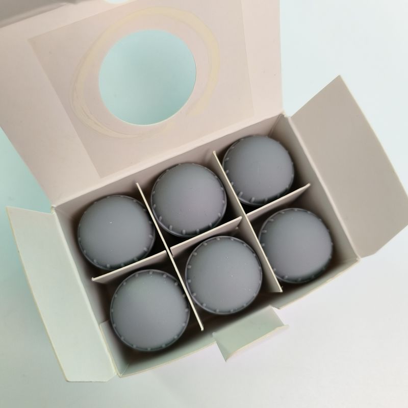 6 pièces / 1 boîte de boules de succion grises de diamètre 27 mm d'ouverture de 4,0 mm REF ECG-FQX41