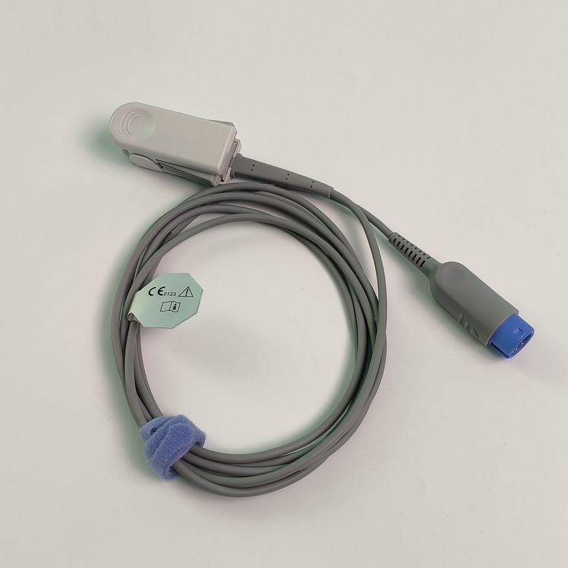 Clip à sept aiguilles intégré pour les doigts, sonde d'oxygène sanguin, capteur d'oxygène sanguin, adulte 2,5 M, réutilisable REF SH1