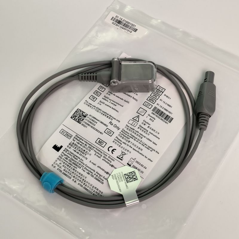 SHEC1 câble d'extension de sonde d'oxygène sanguin 2M DB9 adaptateur à prise LEMO 6 broches double fente L2.0m
