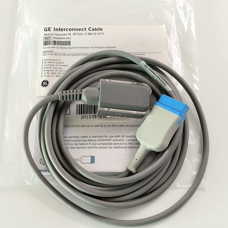 Le câble d'interconnexion original de GE Oxismare XL ((R-Cal) 2.9M ((9.5FT) REF:2006644-001