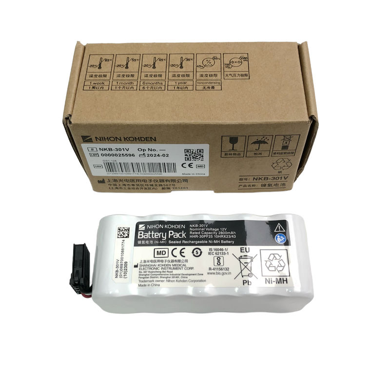 NIHONKOHDEN NKB-301V batterie Ni-MH rechargeable scellée Voltage nominal 12v Capacité nominale 2800mAh