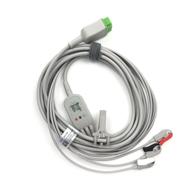 5831398 Cable de plomb et câble de tronc ECG 3 Cable de plomb indétachable,4.7M/15 FT
