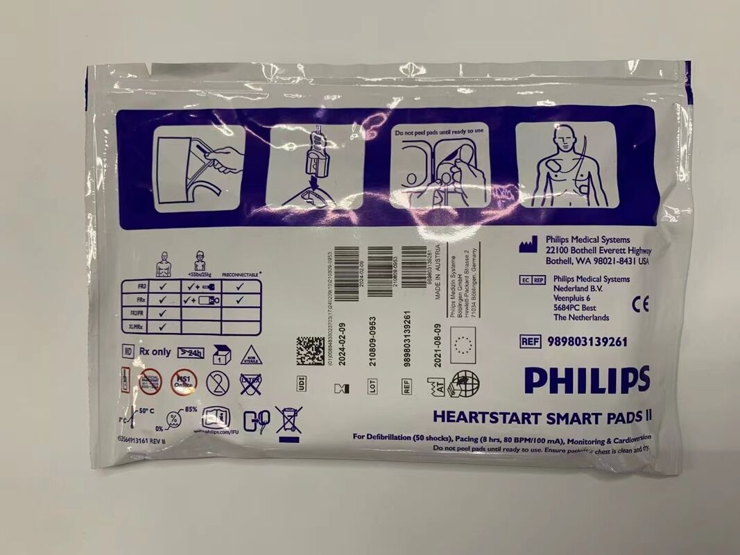 Plaque pôle électrique pour défibrillateur éternel Philip FR3.FRX.FR2.FR.XL.MRX réf : 989803139261